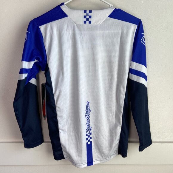 NWT Troy Lee Designs Royal Blue & White Sprint Jersey - Picture 4 of 10